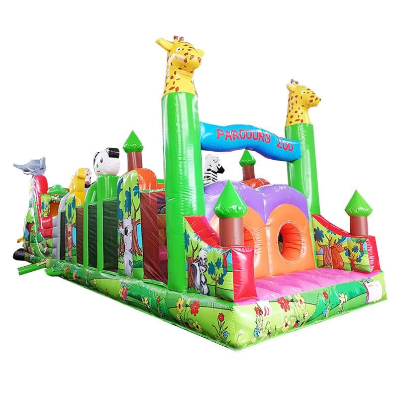 Parcours Zoo Château Gonflable