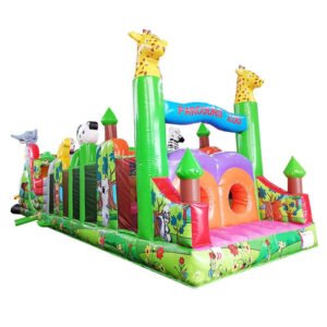 Parcours Zoo Gonflable