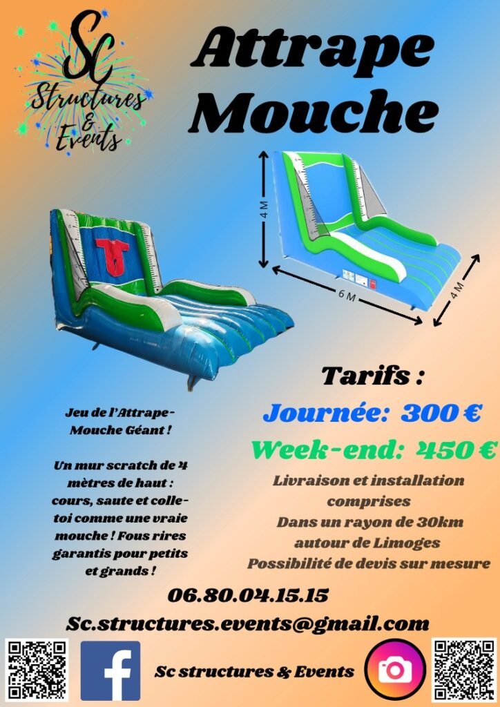 Chateau Gonflable Attrape Mouche