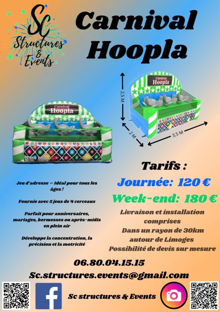 Chateau Gonflable Carnival Hoopla